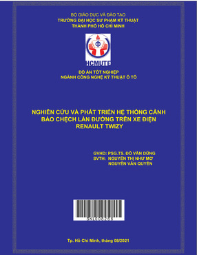Nghiên Cứu Và Phát Triển Hệ Thống Cảnh Báo Chệnh Làn Đường Trên Xe Điện Renault Twizy