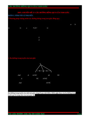 Hsg t7   cđ17   các đường đồng quy của tam giác